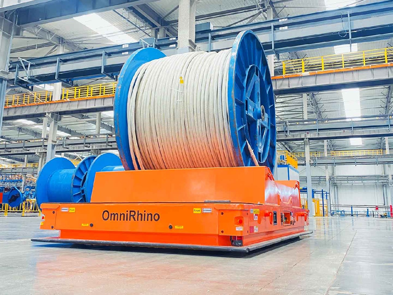 Heavy Duty AGV integrated in a transformer production line — winding to tanking bay transfer